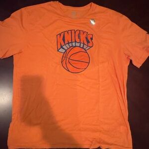 adidas Orange Knicks Short Sleeve Tee